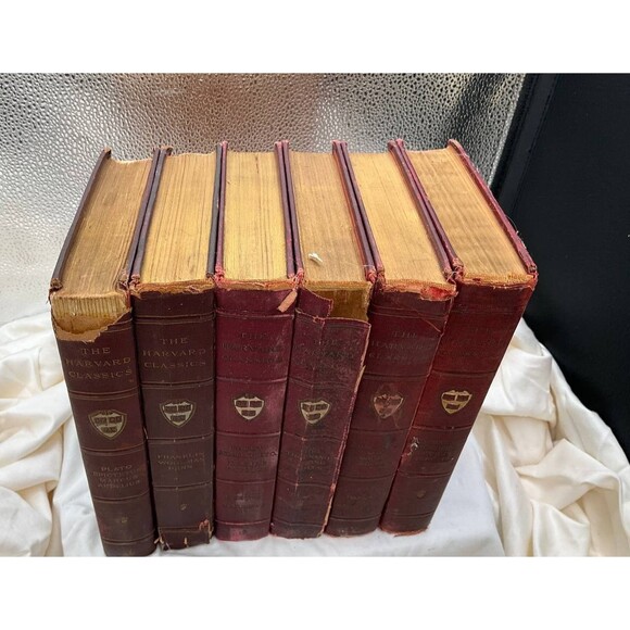 Lot of 6 The Harvard Classics Hardcover Books - Pilato/Woolman Penn/Faustus - Picture 3 of 6